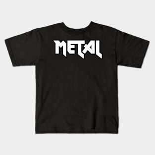 metal logo Kids T-Shirt